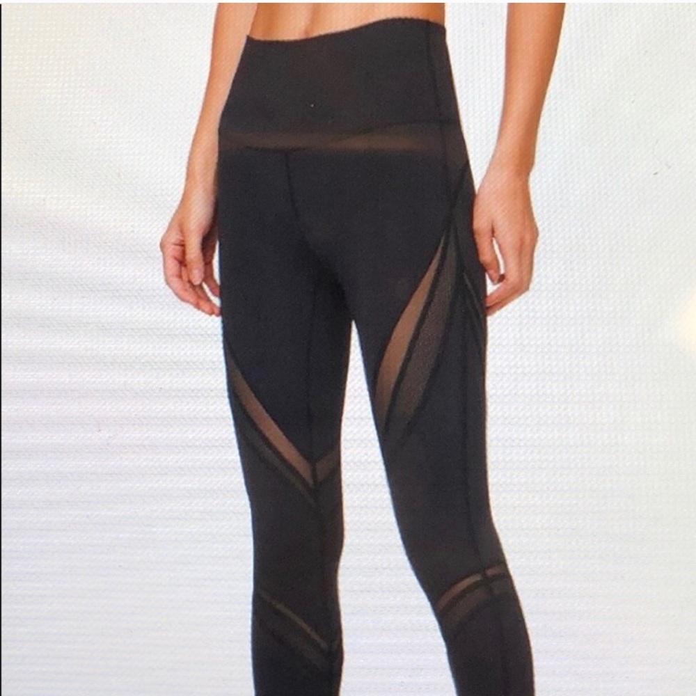 LULULEMON wunder under mesh leggings size 2